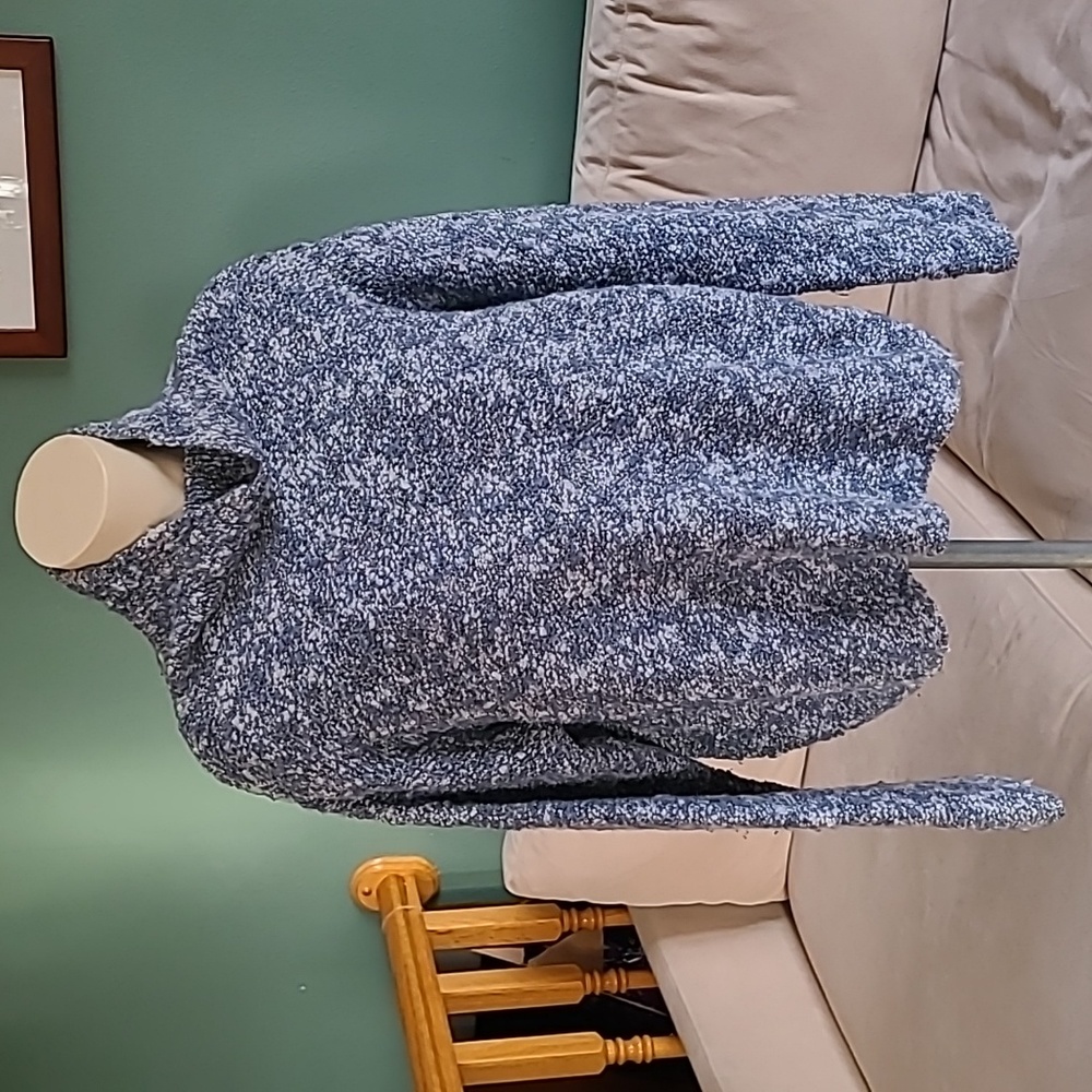 Eileen Fisher Textured Slub Turtleneck  Sweater, size Large.